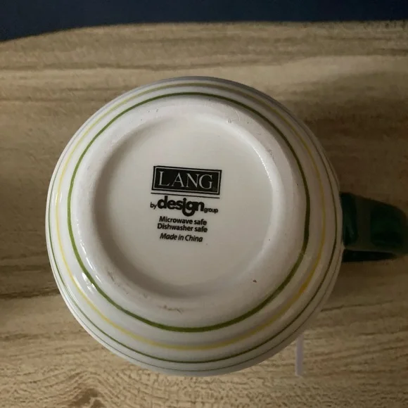 LANG By Design Group Hand Painted Pumpkin Halloween Autumn Fall Mug - Picture 4 of 4